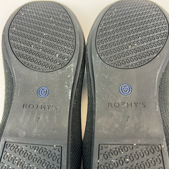 Rothy's Black and Blue Women's Size 7 Loafers - Picture 4 of 10